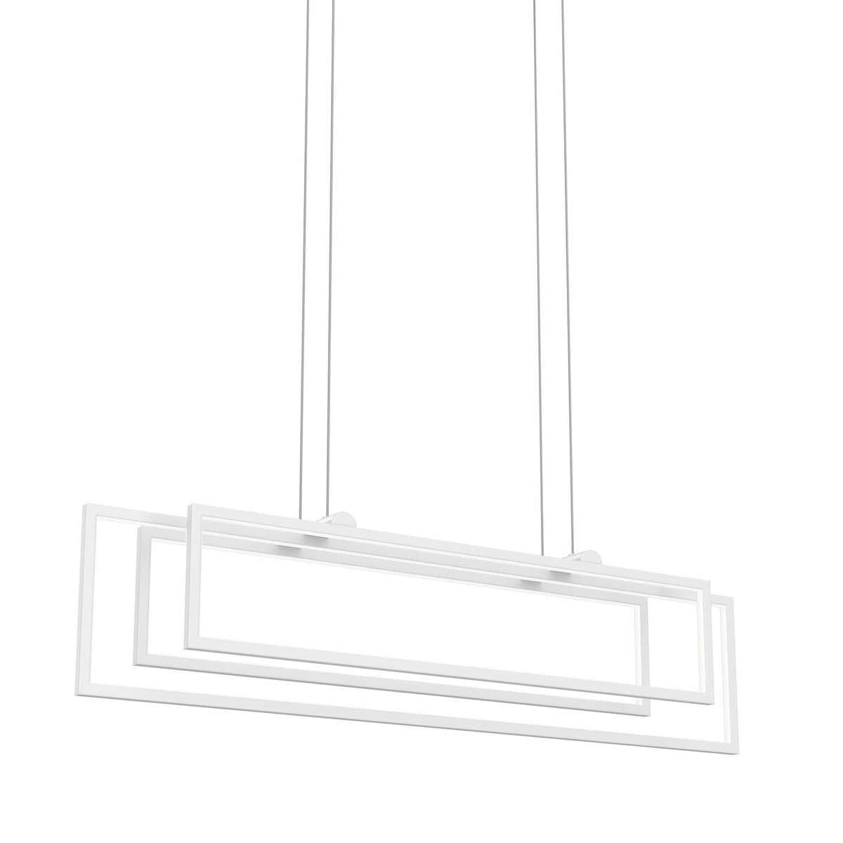 ELAN 84322WH Jestin Linear Chandelier - White