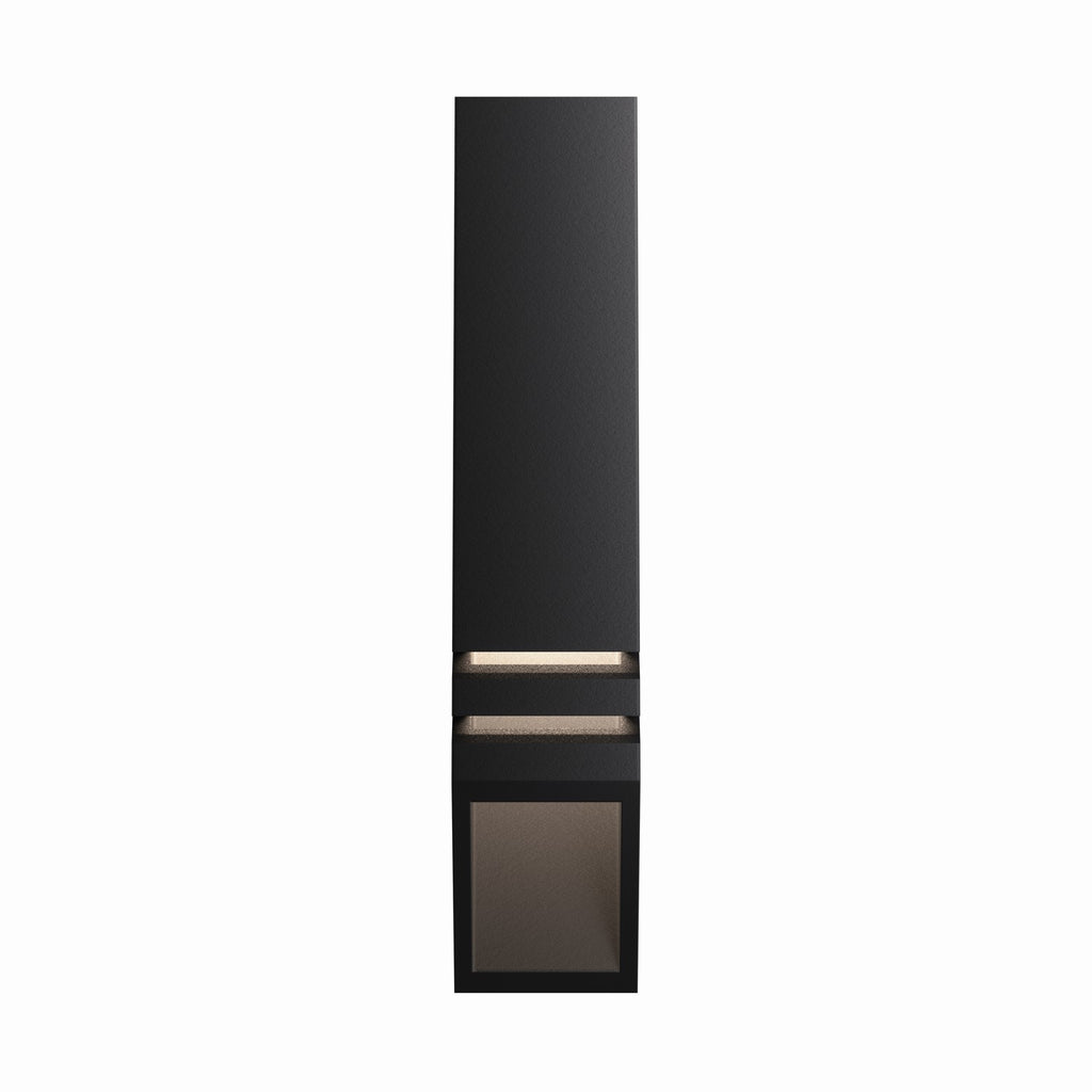 KICHLER 15066BKT 12V Louvered Down Rail Deck Light Textured Architectural Bronze