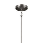 KICHLER 52450CLP Vetivene 20" 3 Light Chandelier Classic Pewter