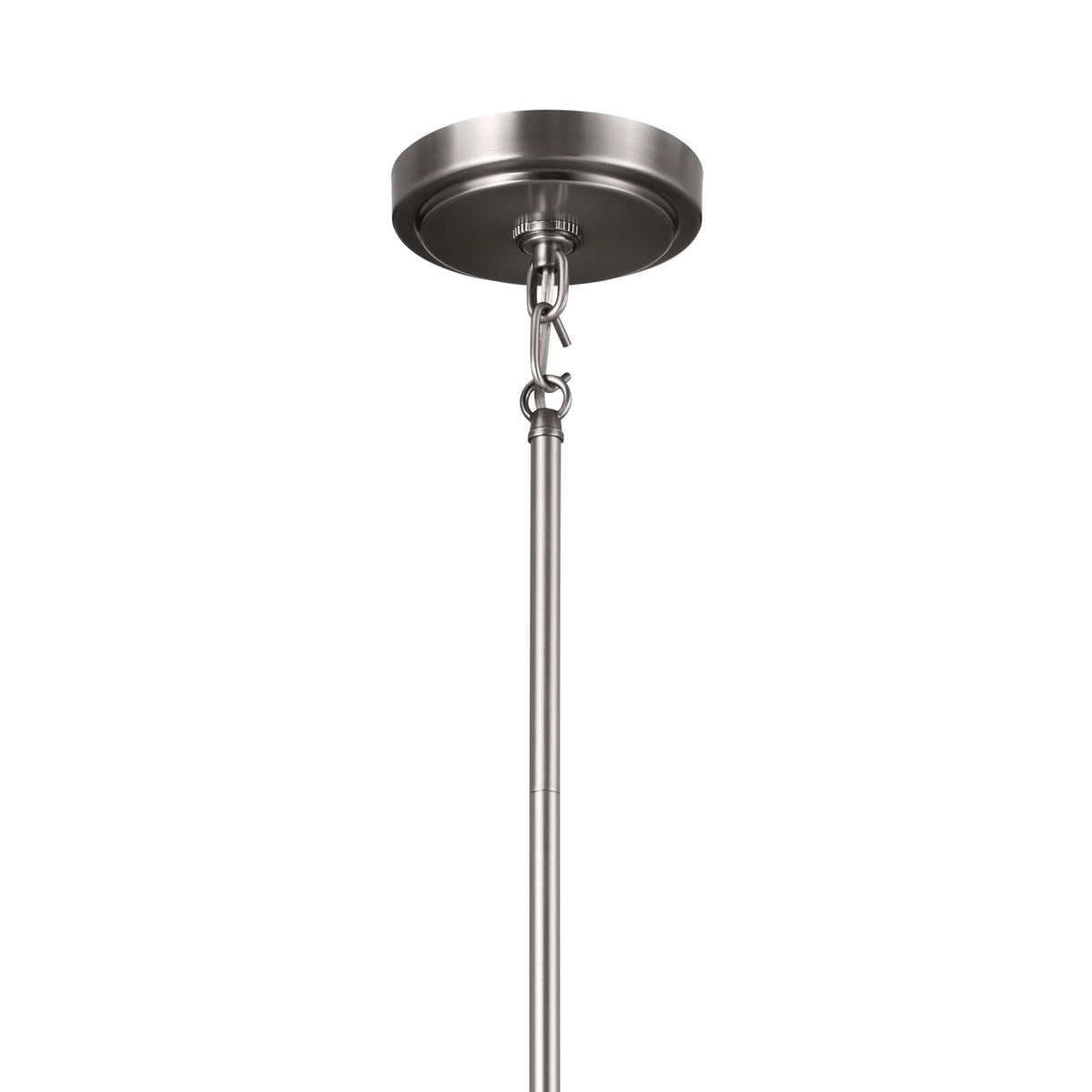 KICHLER 52450CLP Vetivene 20" 3 Light Chandelier Classic Pewter