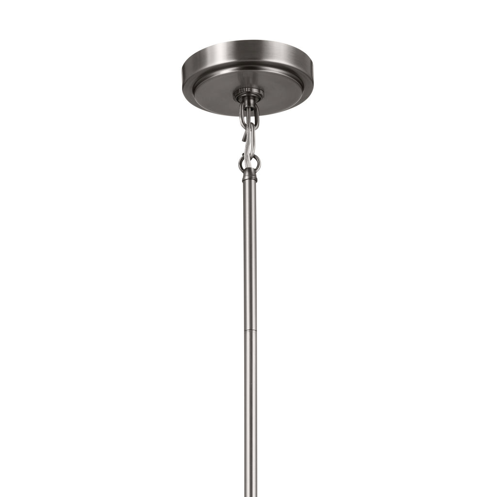 KICHLER 52451CLP Vetivene 29" 6 Light Chandelier Classic Pewter