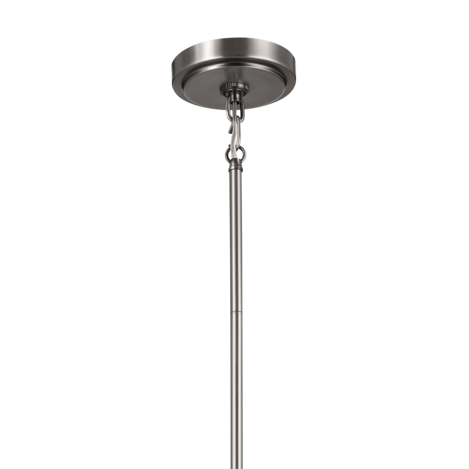 KICHLER 52451CLP Vetivene 29" 6 Light Chandelier Classic Pewter