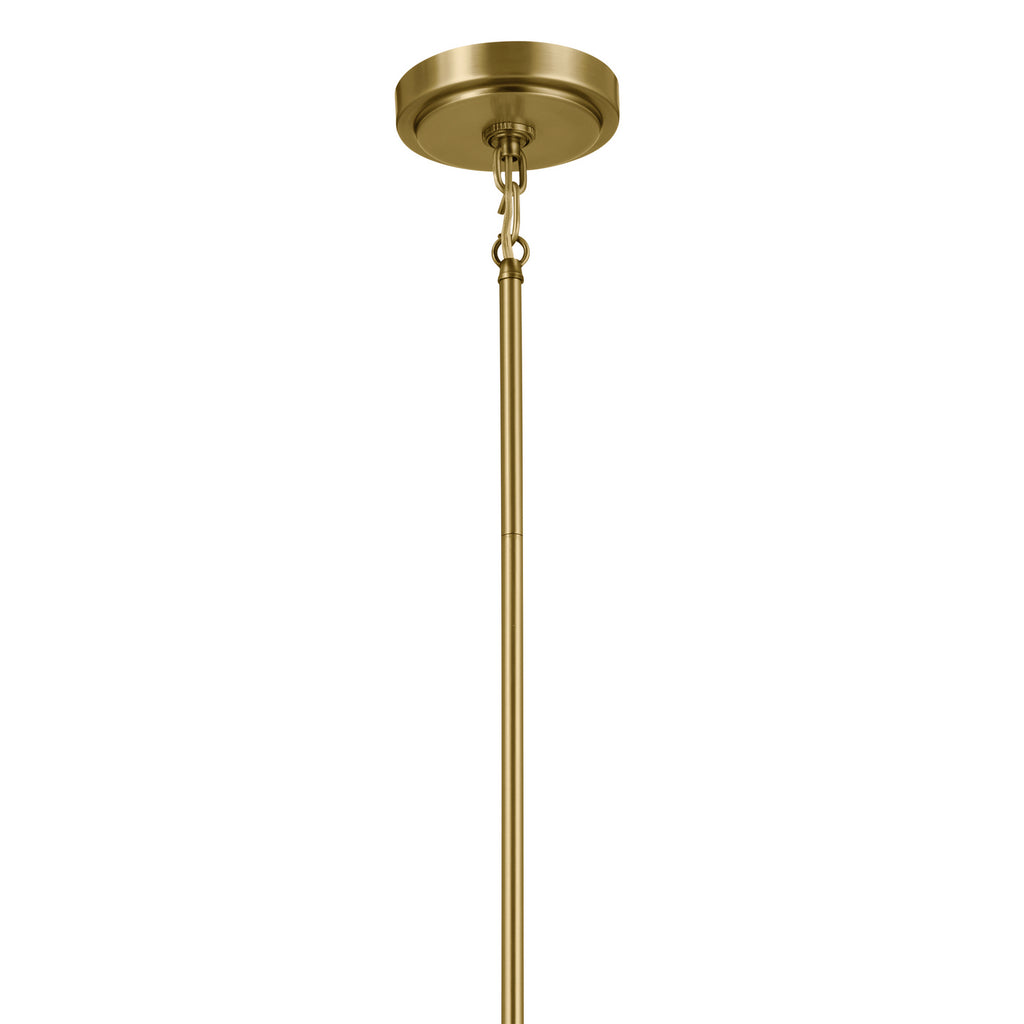 KICHLER 52451NBR Vetivene 29" 6 Light Chandelier Natural Brass
