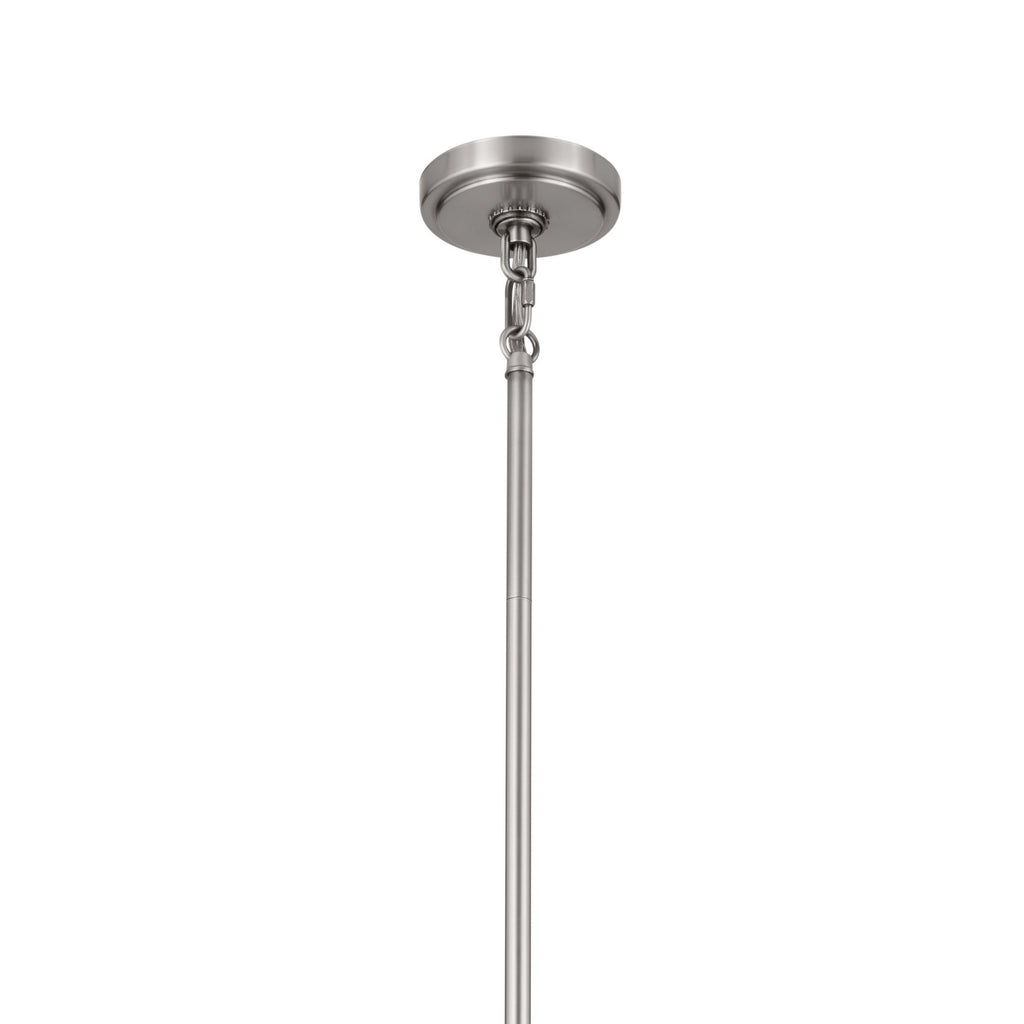 KICHLER 52452CLP Vetivene 40" 9 Light Chandelier Classic Pewter