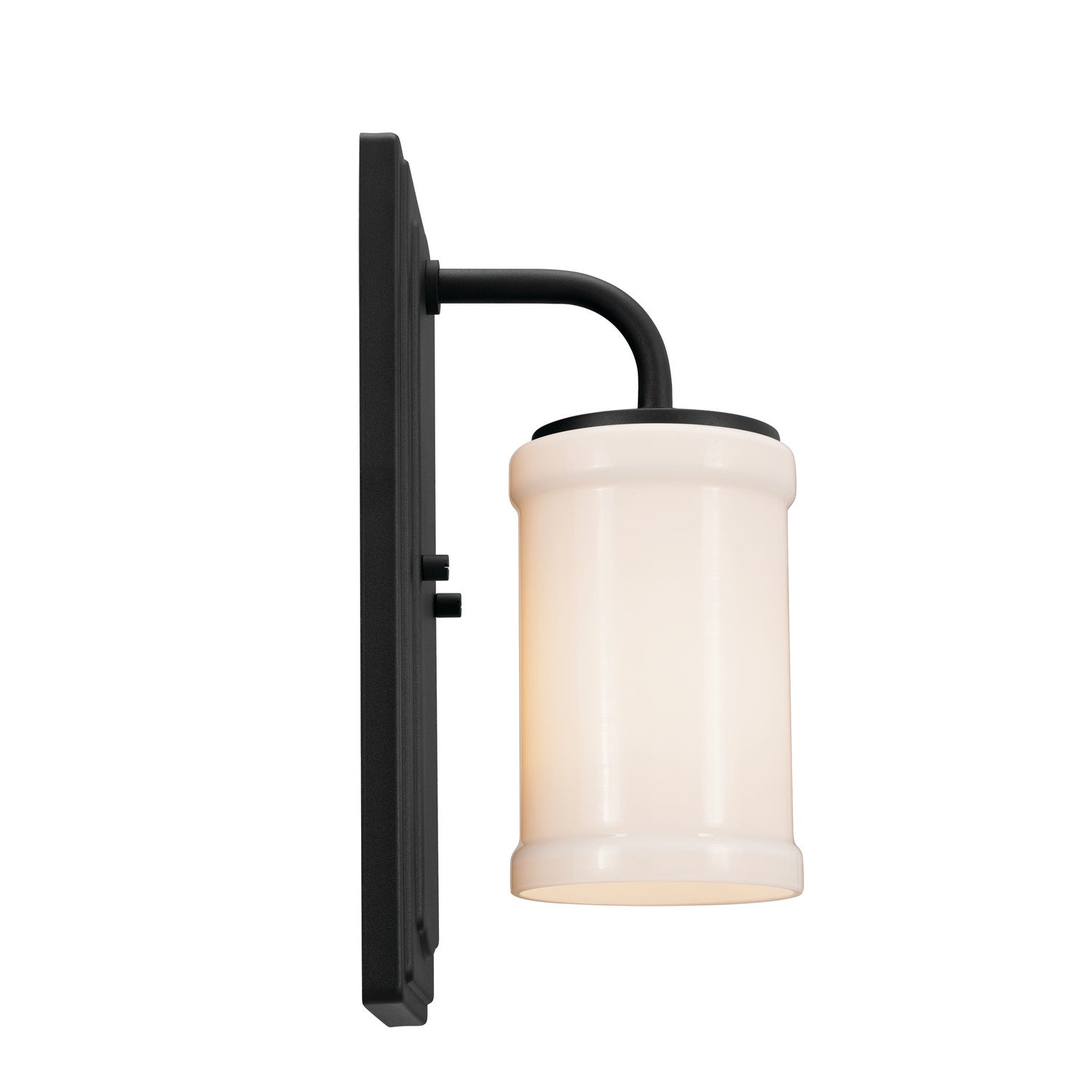 KICHLER 52454BKT Vetivene 12" 1 Light Wall Sconce Textured Black