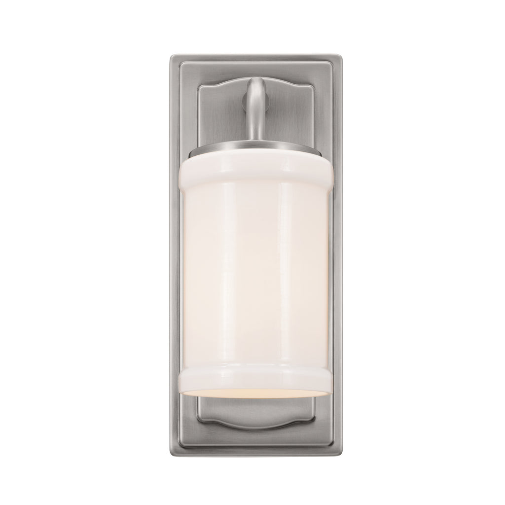 KICHLER 52454CLP Vetivene 12" 1 Light Wall Sconce Classic Pewter