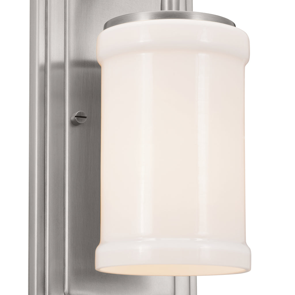 KICHLER 52454CLP Vetivene 12" 1 Light Wall Sconce Classic Pewter