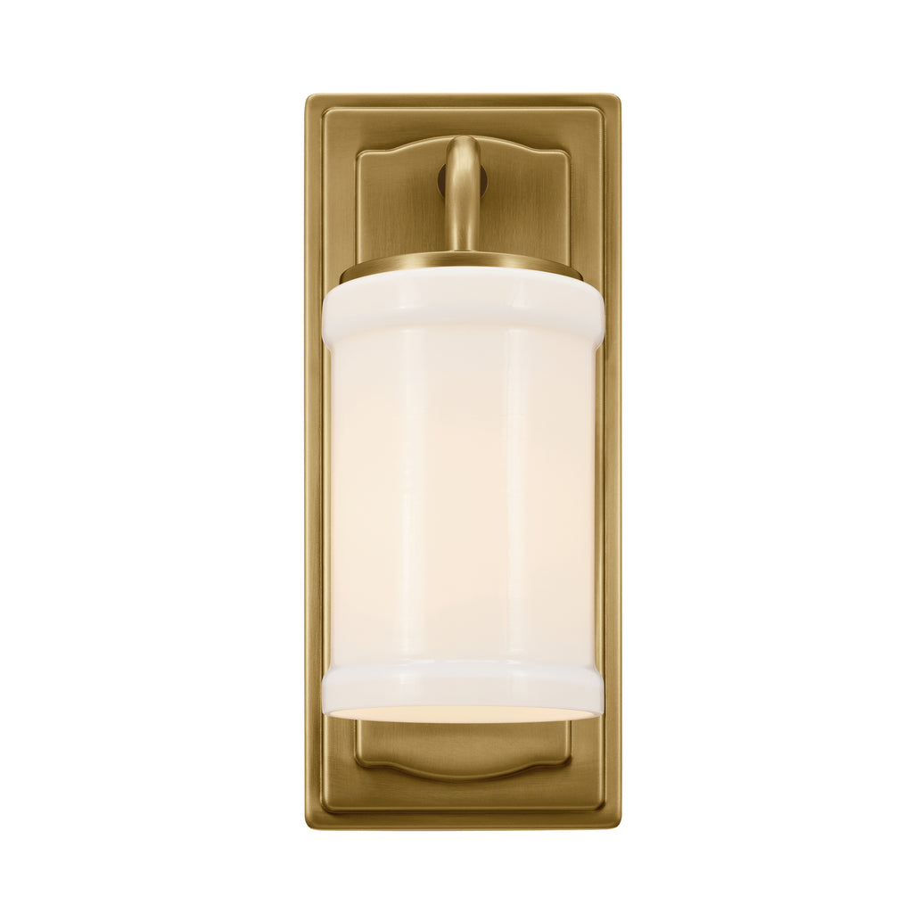 KICHLER 52454NBR Vetivene 12" 1 Light Wall Sconce Natural Brass