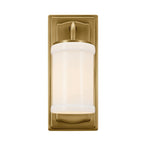 KICHLER 52454NBR Vetivene 12" 1 Light Wall Sconce Natural Brass