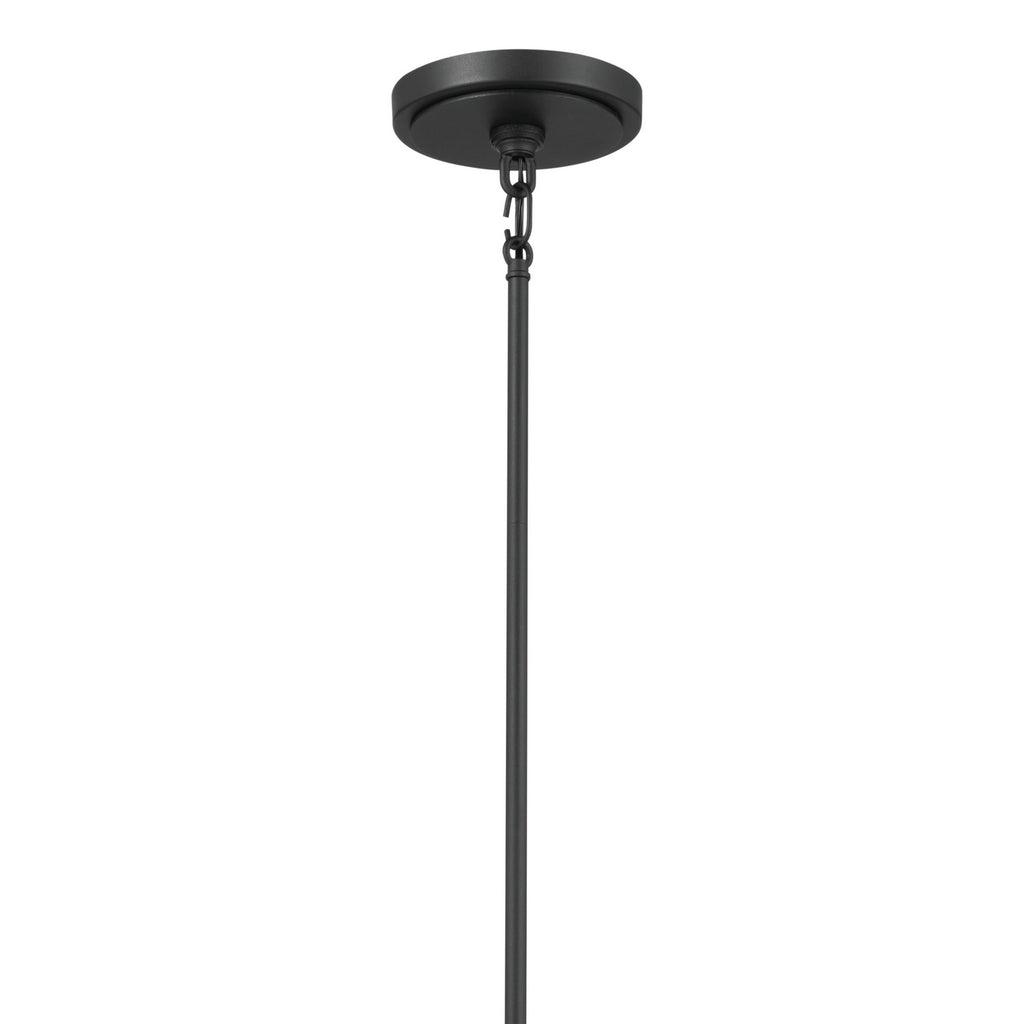 KICHLER 52456BKT Freesia 38" 8 Light Chandelier Textured Black