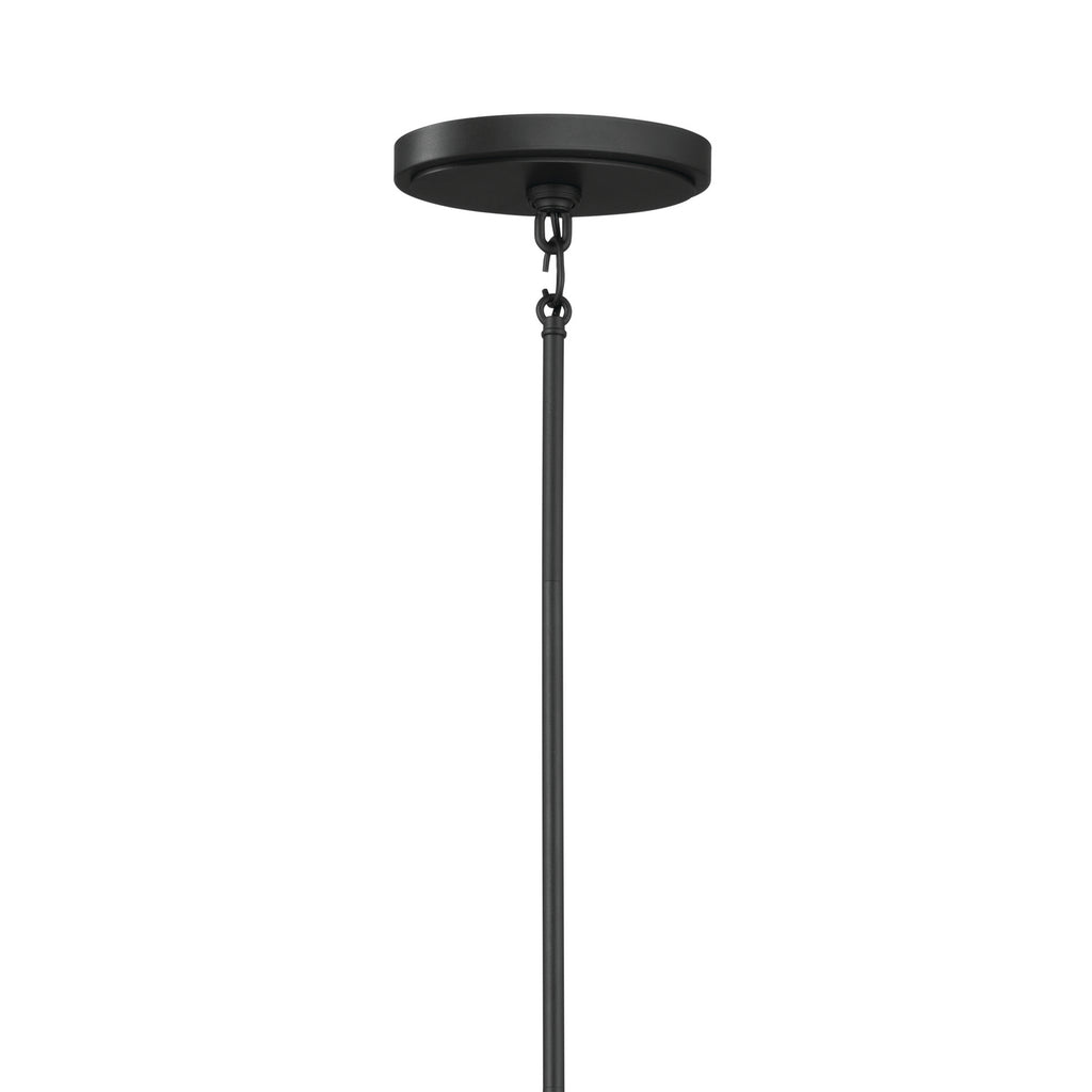 KICHLER 52457BKT Freesia 44" 8 Light Oval Chandelier Textured Black