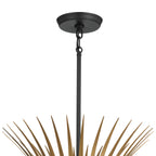 KICHLER 52458BK Felicity 29" 6 Light Chandelier Black