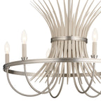 KICHLER 52458NI Felicity 29" 6 Light Chandelier Brushed Nickel