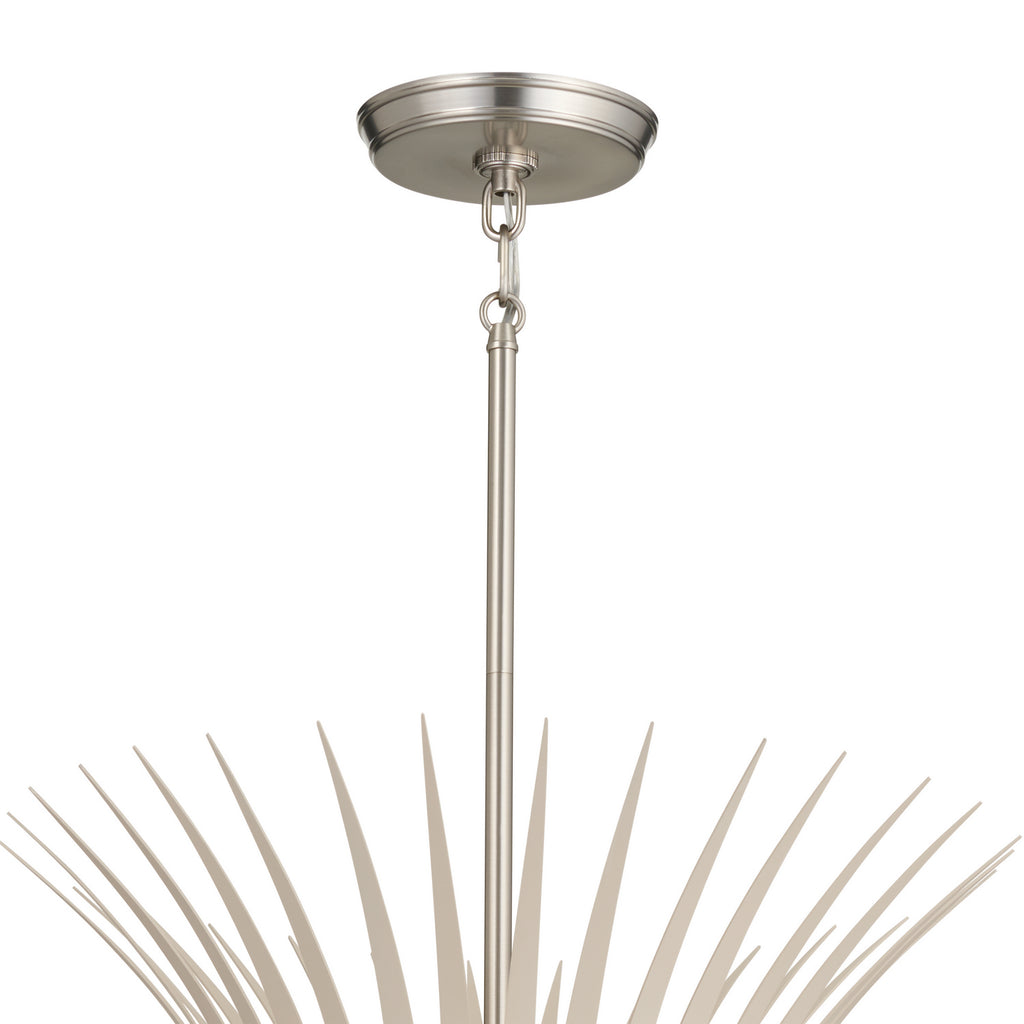 KICHLER 52458NI Felicity 29" 6 Light Chandelier Brushed Nickel