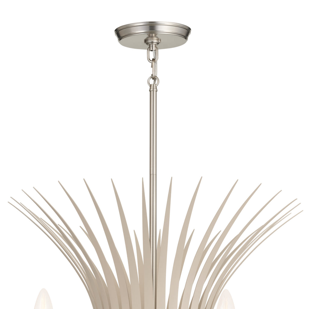 KICHLER 52459NI Felicity 37" 9 Light Chandelier Brushed Nickel