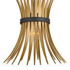 KICHLER 52460BK Felicity 12.5" 1 Light Pendant Black