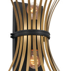 KICHLER 52461BK Felicity 16" 1 Light Wall Sconce Black