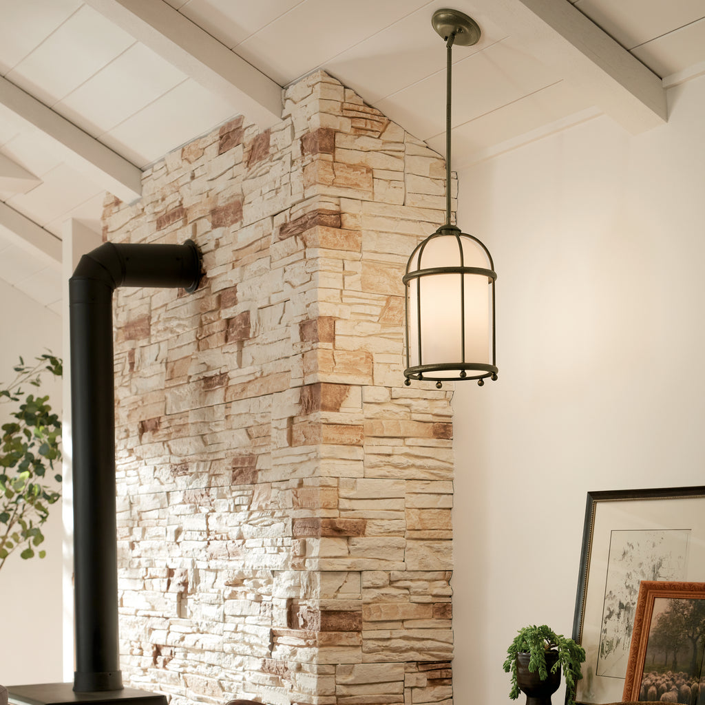 KICHLER 52464CHZ Topiary 10" 1 Light Pendant Character Bronze