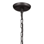 KICHLER 52465AVI Heddle 15" 3 Light Convertible Chandelier Anvil Iron