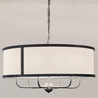 KICHLER 52466BKT Heddle 30" 6 Light Chandelier Textured Black