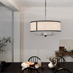 KICHLER 52466BKT Heddle 30" 6 Light Chandelier Textured Black