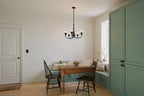 KICHLER 52468BK Melis 26.5" 5 Light Chandelier Black
