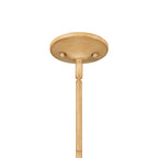 KICHLER 52468WMP Melis 26.5" 5 Light Chandelier Warm Maple Wood