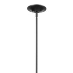 KICHLER 52469BK Melis 35.5" 7 Light Chandelier Black