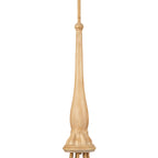 KICHLER 52469WMP Melis 35.5" 7 Light Chandelier Warm Maple Wood