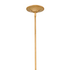 KICHLER 52469WMP Melis 35.5" 7 Light Chandelier Warm Maple Wood