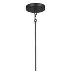 KICHLER 52470BK Karthe 28.5" 6 Light Chandelier Black
