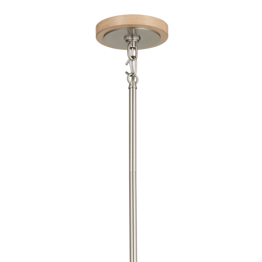 KICHLER 52470NI Karthe 28.5" 6 Light Chandelier Brushed Nickel