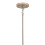 KICHLER 52470NI Karthe 28.5" 6 Light Chandelier Brushed Nickel