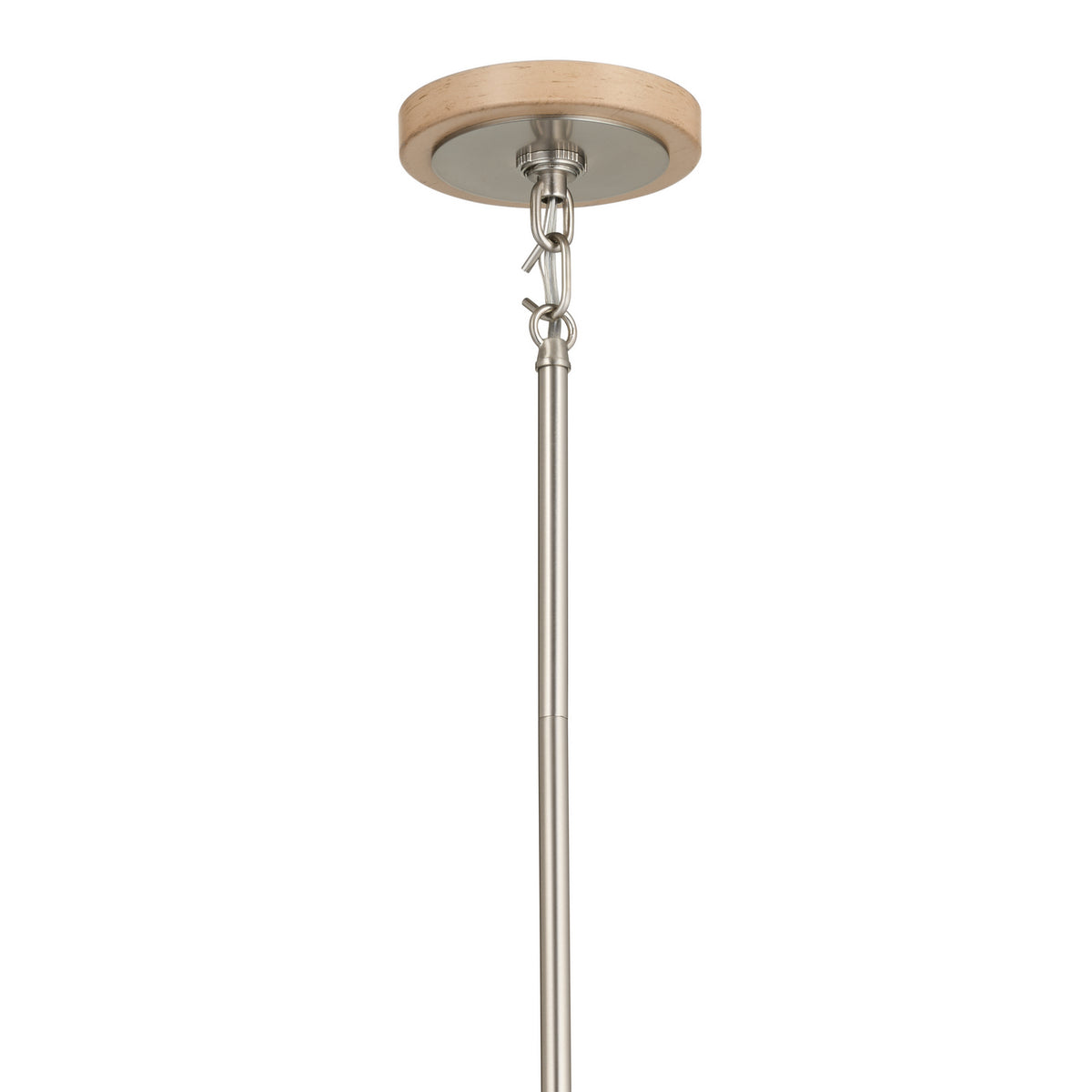 KICHLER 52470NI Karthe 28.5" 6 Light Chandelier Brushed Nickel