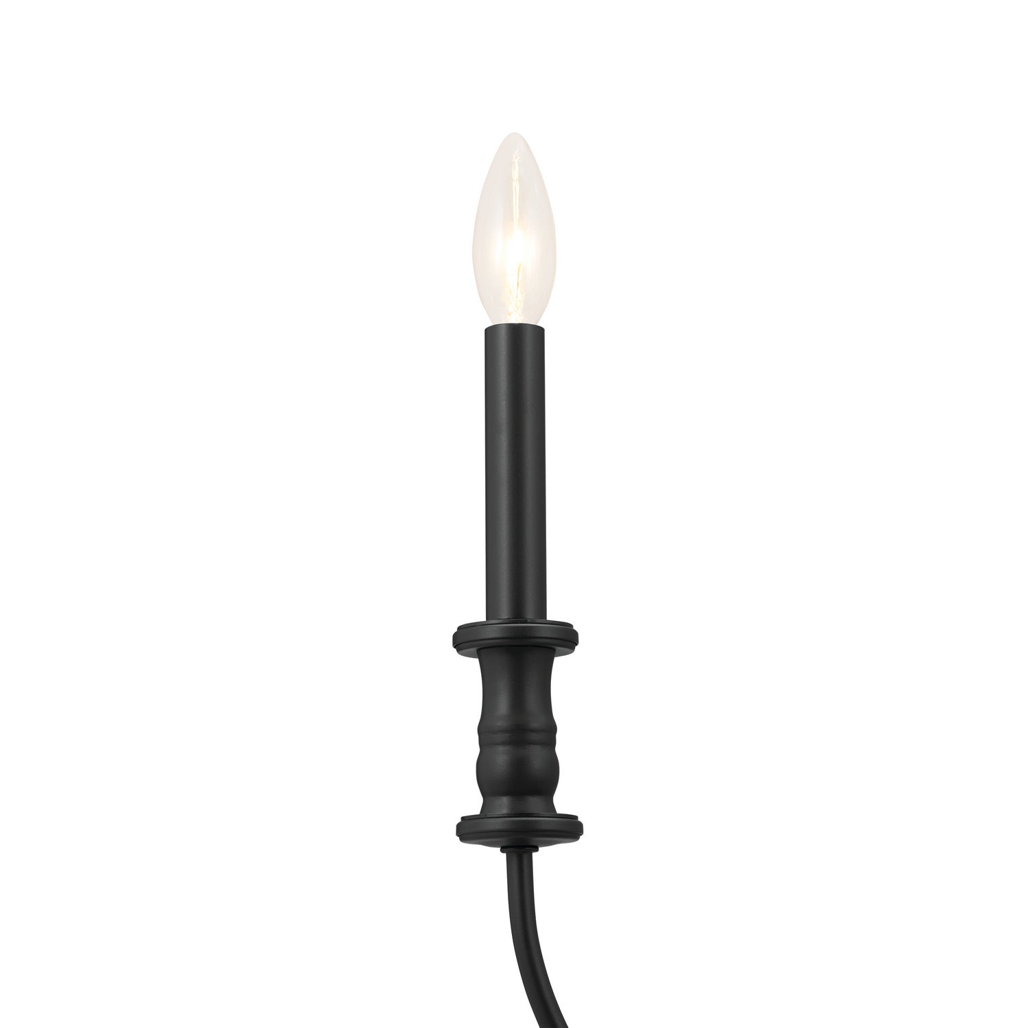KICHLER 52471BK Karthe 42" 9 Light Chandelier Black