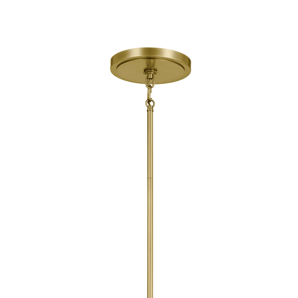 KICHLER 52471NBR Karthe 42" 9 Light Chandelier Natural Brass