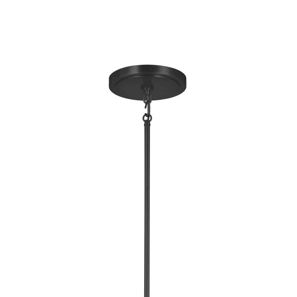 KICHLER 52472BK Karthe 42" 12 Light Chandelier Black