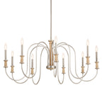 KICHLER 52471NI Karthe 42" 9 Light Chandelier Brushed Nickel
