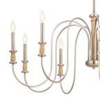 KICHLER 52471NI Karthe 42" 9 Light Chandelier Brushed Nickel