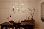KICHLER 52472NI Karthe 42" 12 Light Chandelier Brushed Nickel