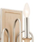 KICHLER 52473NI Karthe 14" 3 Light Wall Sconce Brushed Nickel