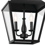 KICHLER 52474BKT Gentle Hill 19" 2 Light Pendant Textured Black