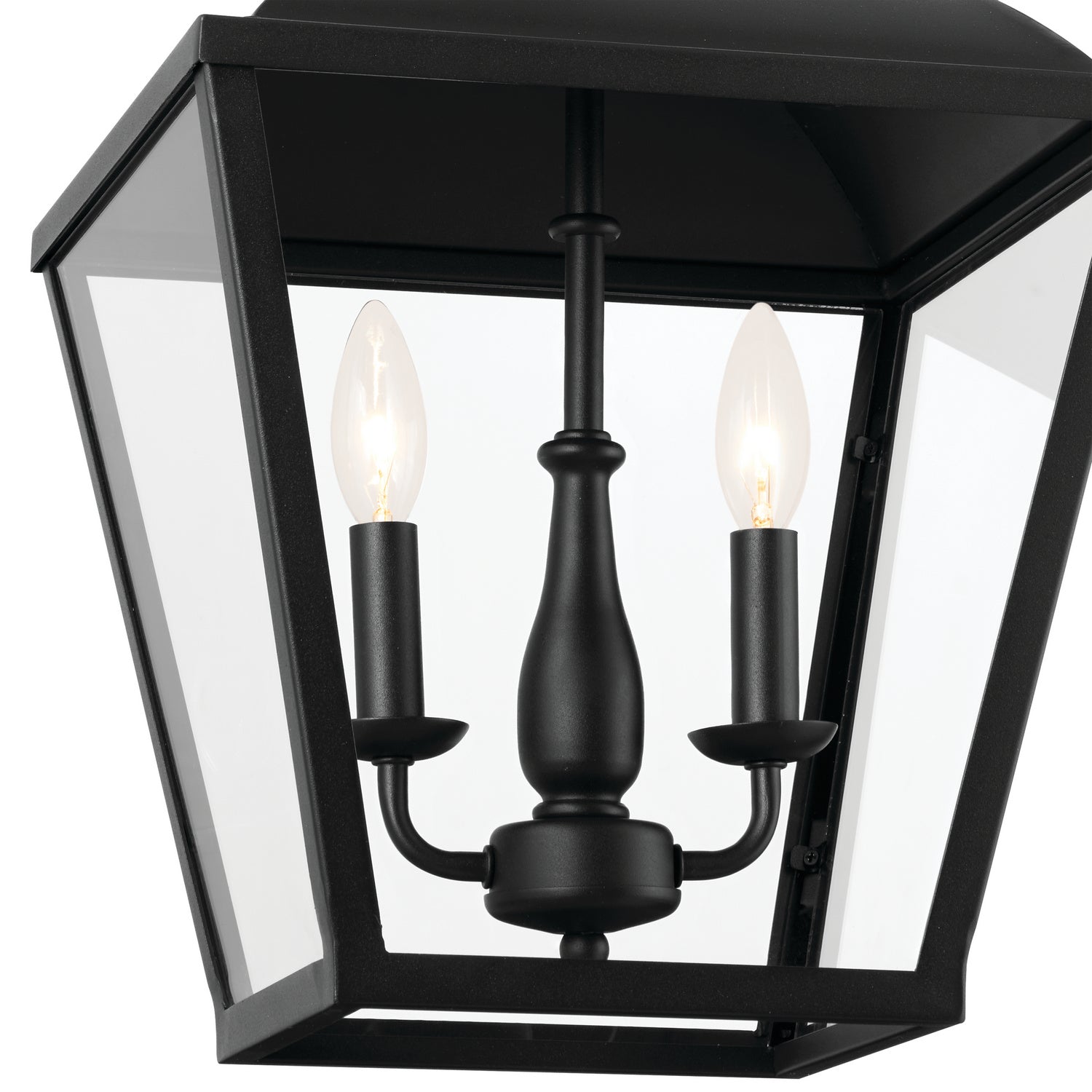 KICHLER 52474BKT Gentle Hill 19" 2 Light Pendant Textured Black