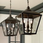 KICHLER 52474BKT Gentle Hill 19" 2 Light Pendant Textured Black