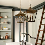 KICHLER 52474CHZ Gentle Hill 19" 2 Light Pendant Character Bronze