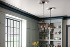 KICHLER 52474AVI Gentle Hill 19" 2 Light Pendant Anvil Iron