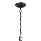 KICHLER 52475BKT Gentle Hill 27.5" 4 Light Foyer Pendant Textured Black