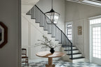 KICHLER 52475BKT Gentle Hill 27.5" 4 Light Foyer Pendant Textured Black