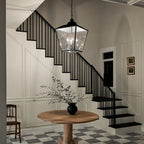 KICHLER 52475BKT Gentle Hill 27.5" 4 Light Foyer Pendant Textured Black