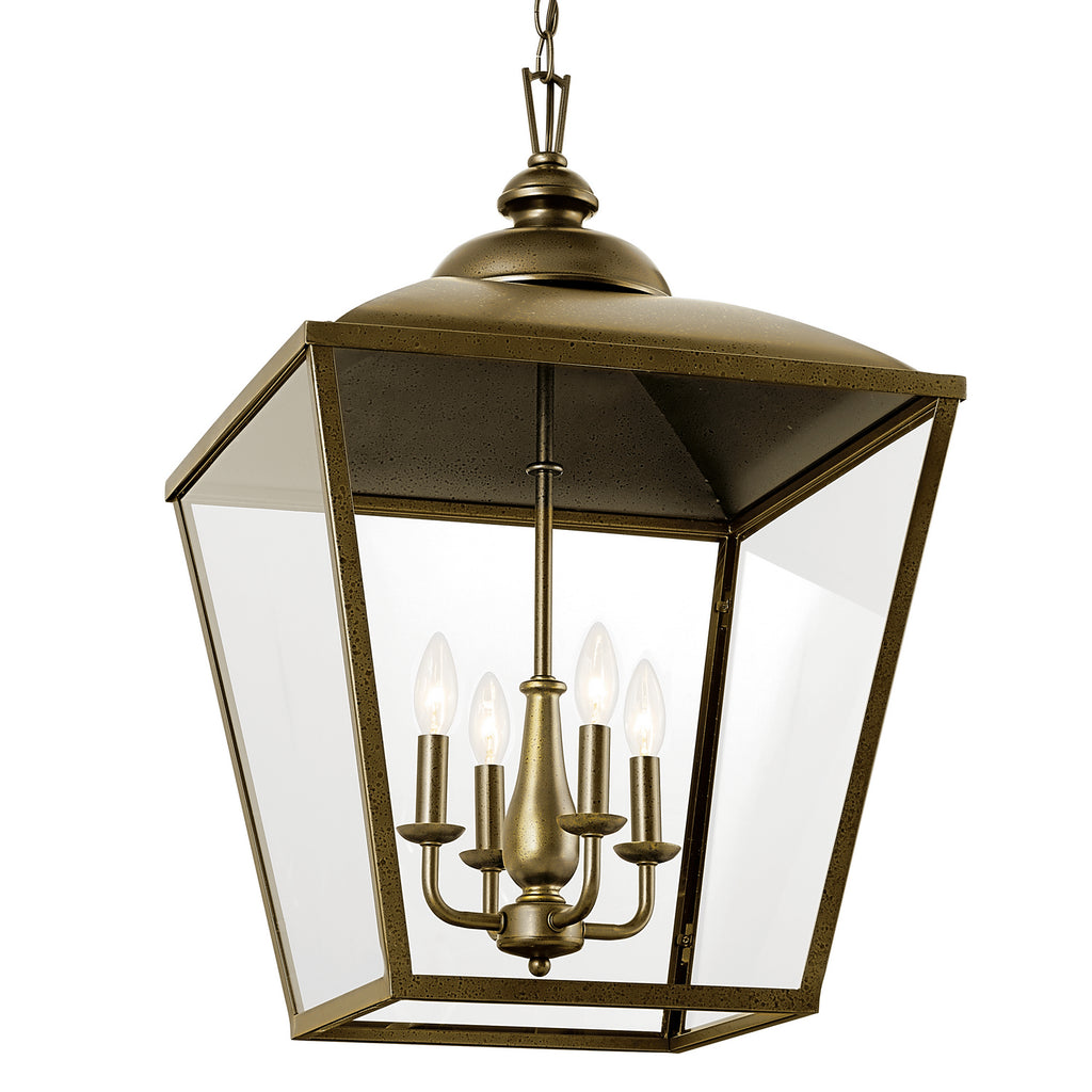 KICHLER 52475CHZ Gentle Hill 27.5" 4 Light Foyer Pendant Character Bronze